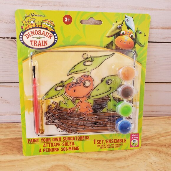 Jim Henson's Dinosaur Train Paint Your Own Suncatchers Set For Ages 3 And Up - Picture 1 of 3